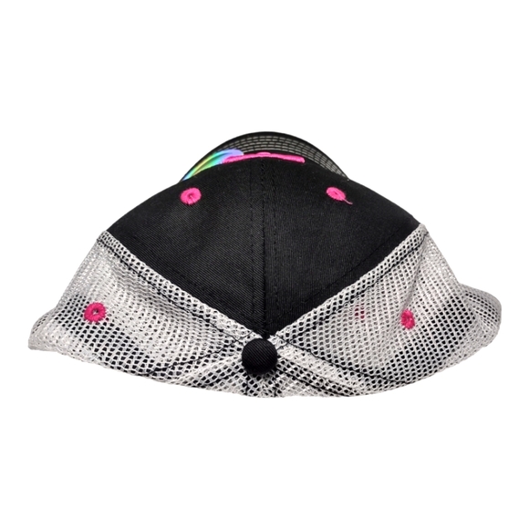 T Mobile Tuesdays Unisex Snapback Trucker Hat Pink and Black Accessory - Picture 2 of 5